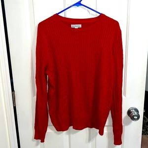 Kim Rogers Red Large Knit Sweater❤️